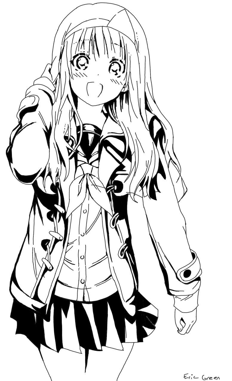 Smile Yuuna Chan Blacklightning イラスト Art Street アートストリート Smile Yuuna Chan Blacklightning イラスト Art Street アートストリート