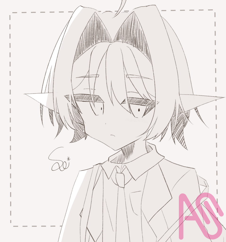 M Illust of そい* illustration doodle oc そい* そいさんちのミタシス