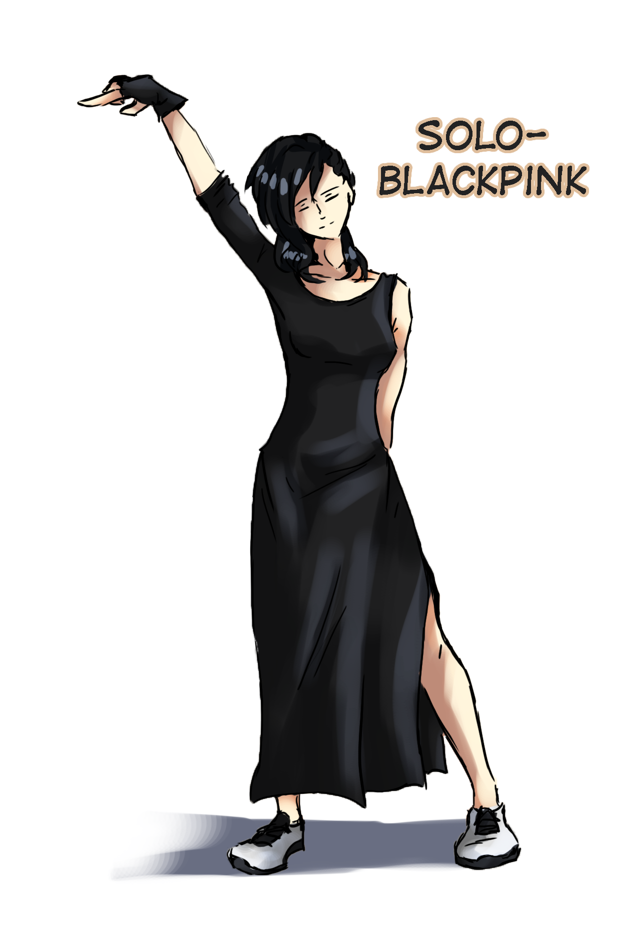 cinder fall black dress CINDER STRAPLESS MAXI DRESS main image 0