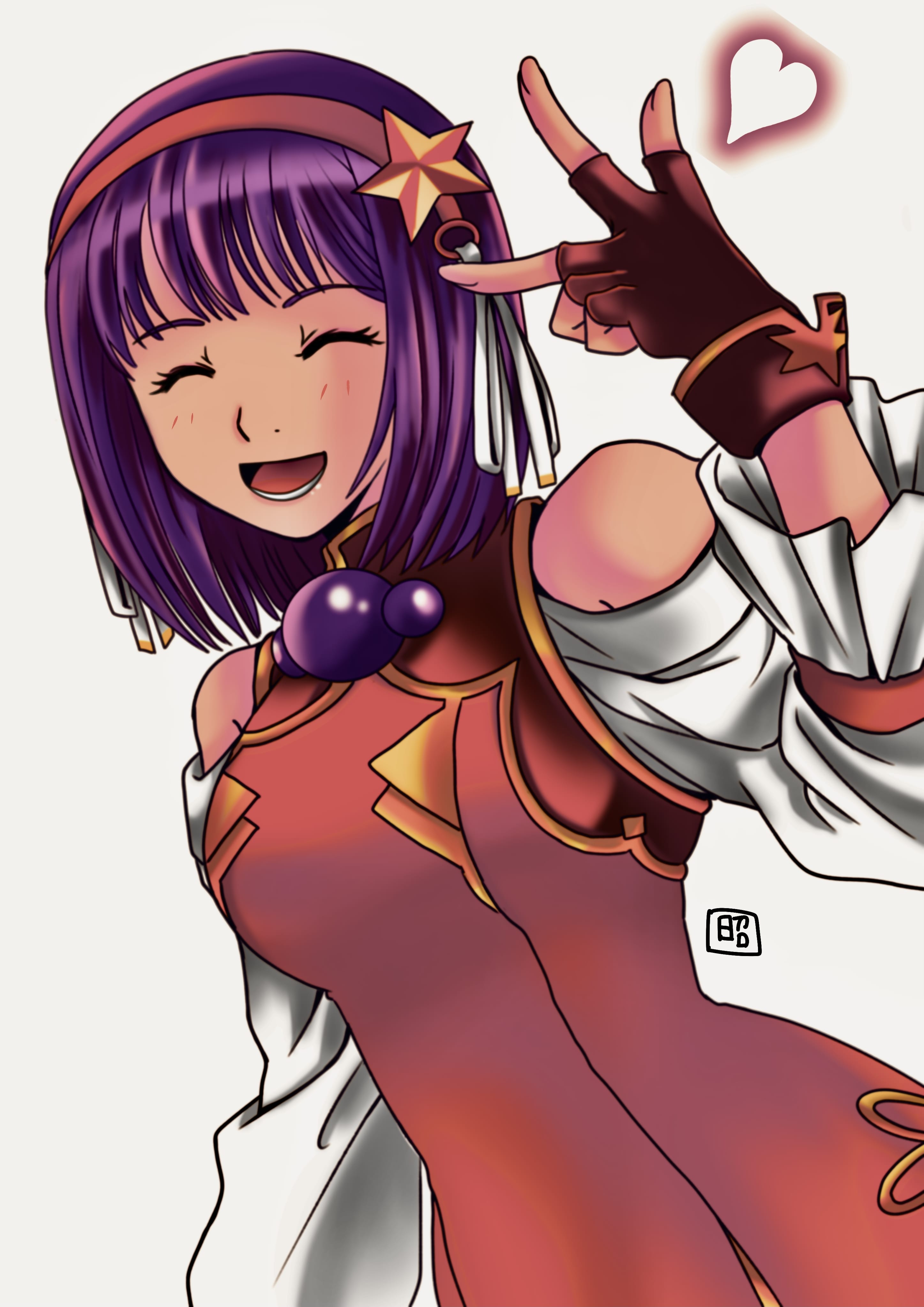 KOF15 麻宮アテナさん おこぼれで昭 - Illustrations ART street