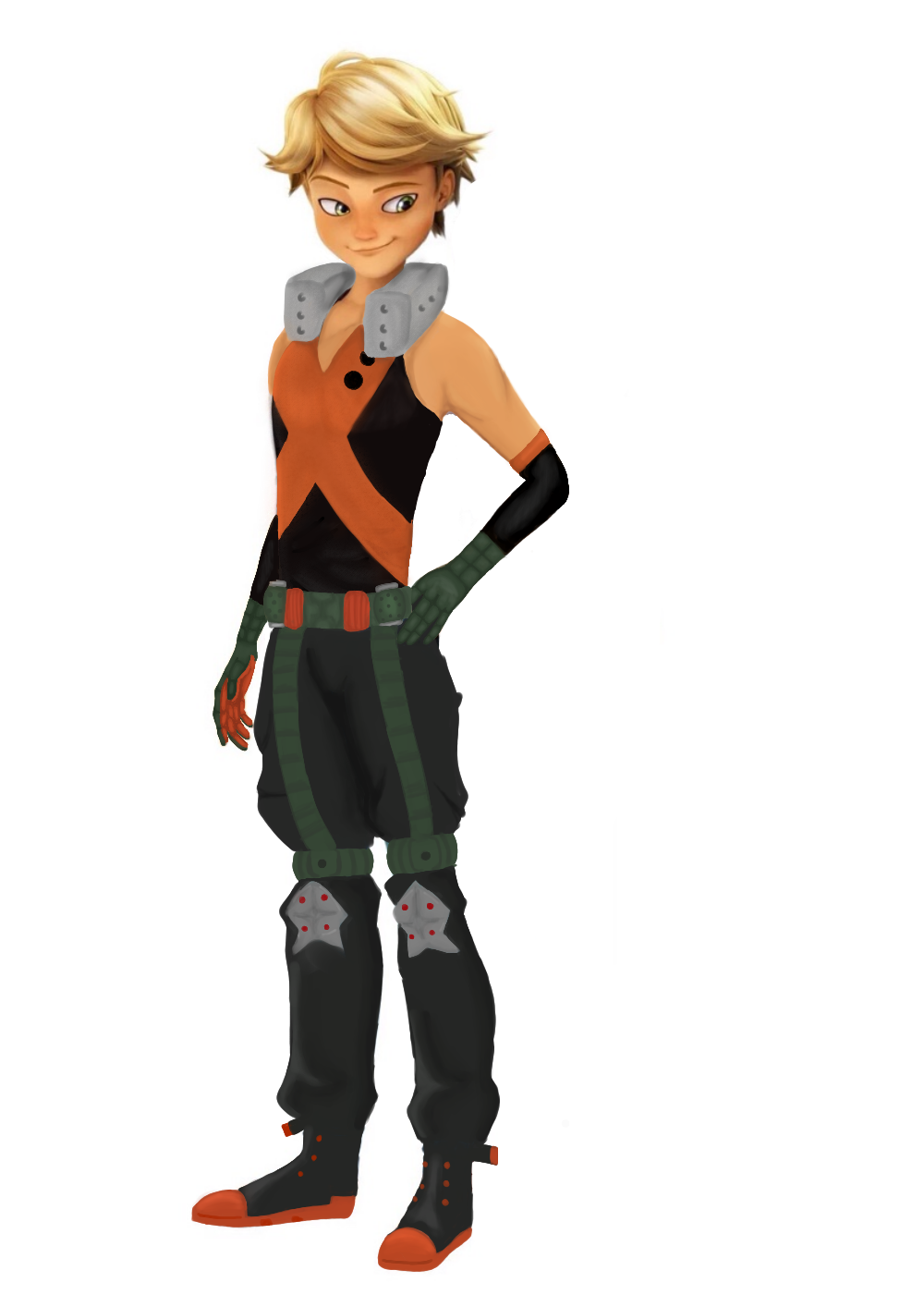 Adrien Agreste as Kacchan ♡ Gatillo - Illustrations ART street