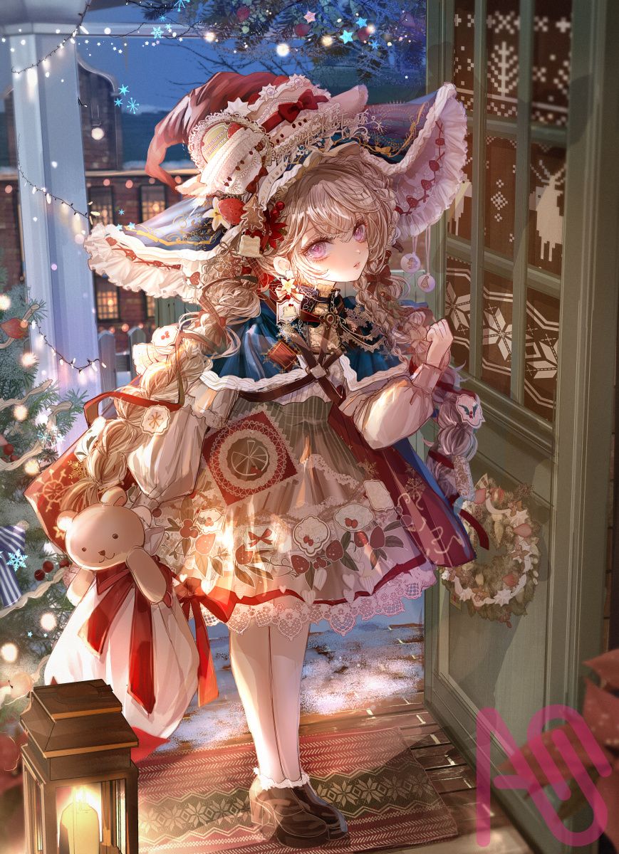 コインガチャ【聖夜の集いbyこもりひっき」発売のお知らせ Illust of こもりひっき🦋初書籍★メルヘンファンタジー衣装アイデアbook witch girl illustration original digital oc kawaii Christmas winter gothic