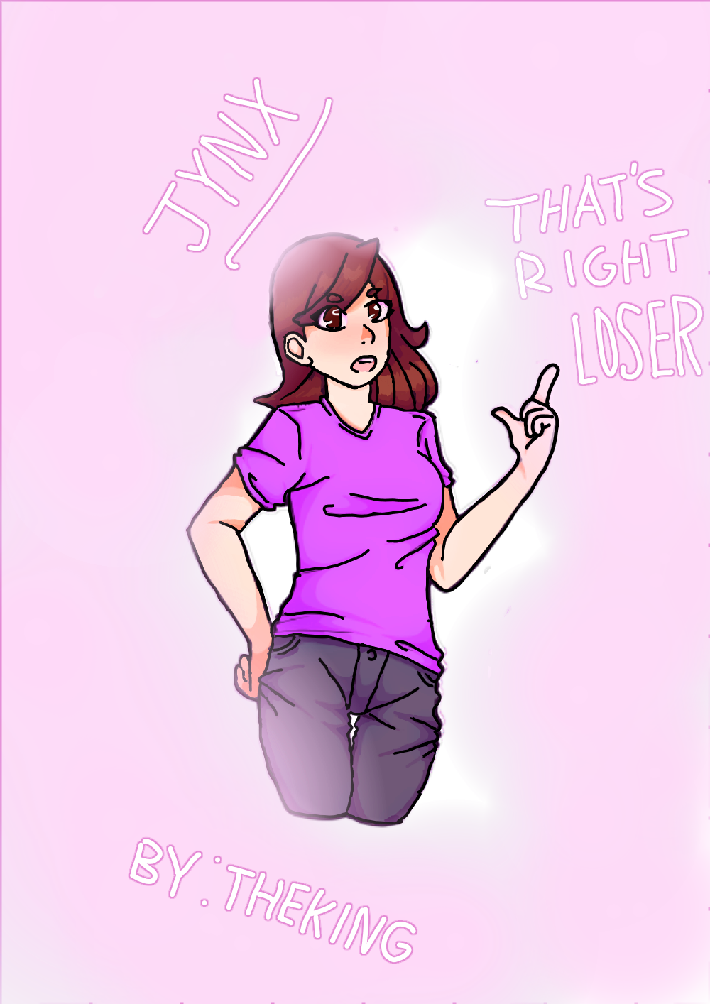 This is just fan art to a streamer named xJynxist Crash animates