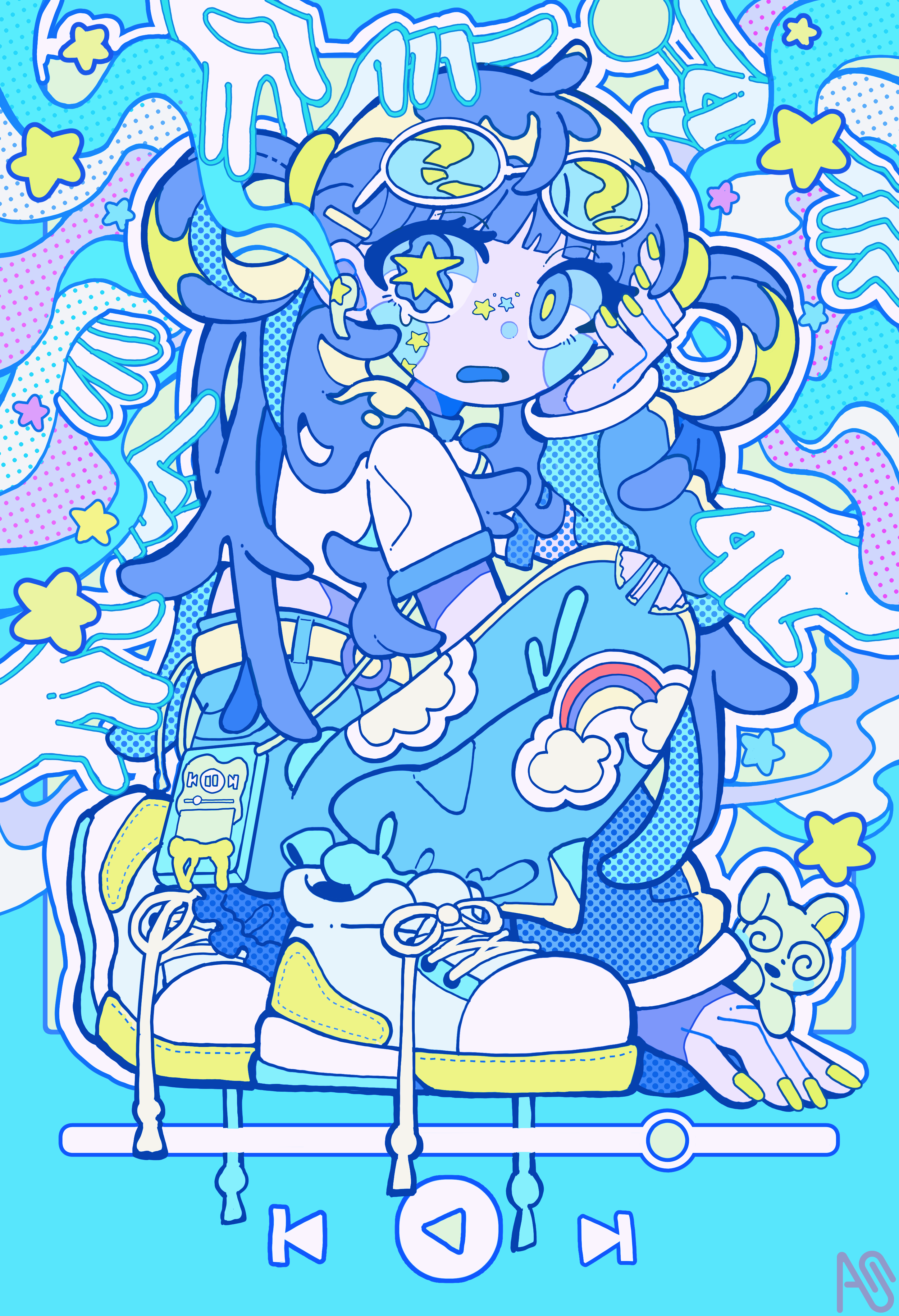 🌀💫 ぴたんと - Illustrations ART street