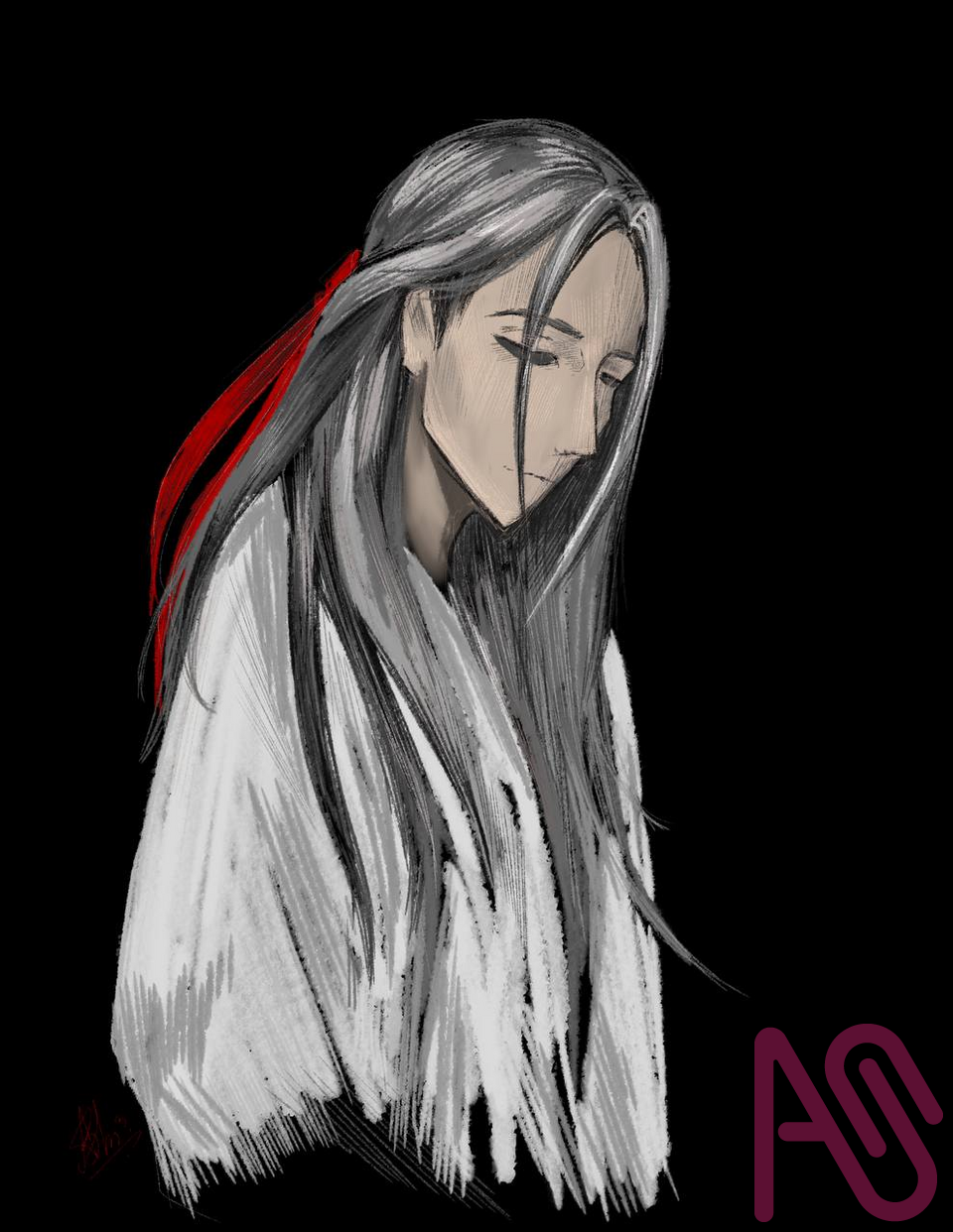 "An ANGEL" Illust of Blueberry drawing sketch art cute digital artist picture digitalwork Manhwa streetart