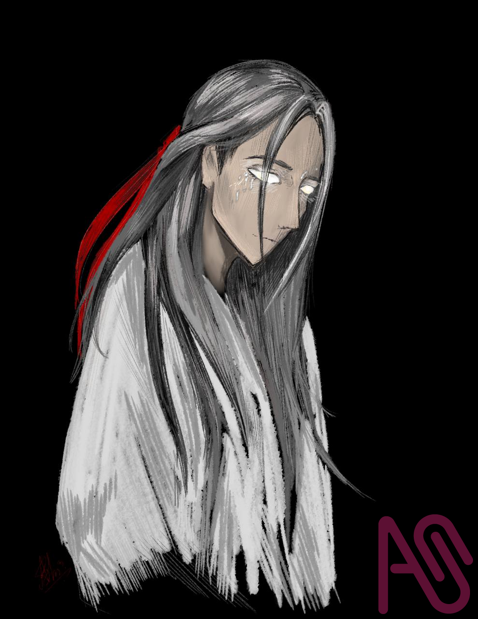 "An ANGEL" Illust of Blueberry drawing sketch art cute digital artist picture digitalwork Manhwa streetart