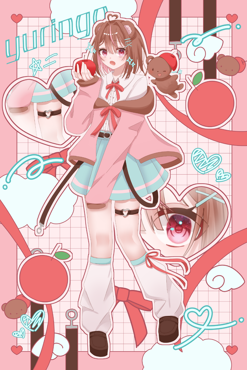 新衣装ー！！(※タップ必須！！) Illust of 湯林檎😎🥂 girl 初心者 kawaii 可愛い女の子 資料 代理 本気絵 キービジュアル 伸びろ!! りんご好きのクマ