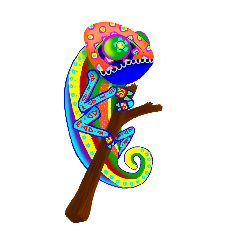 Alebrije Chameleon Mariblanco イラスト Art Street アートストリート