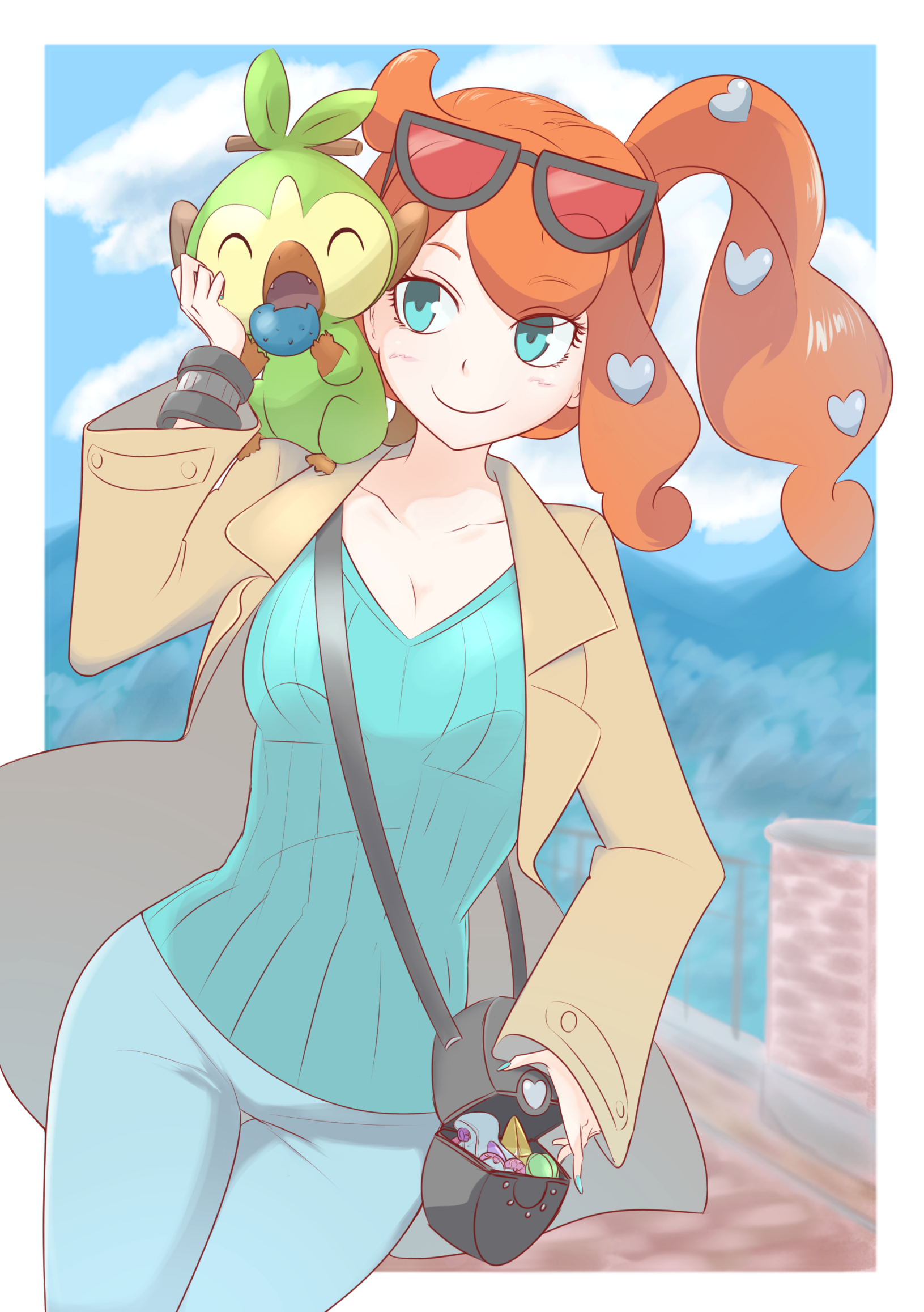 ポケモン - にゃあちゃん Fateful Encounter! Nemona, Umbreon and old man | Pokémon SV