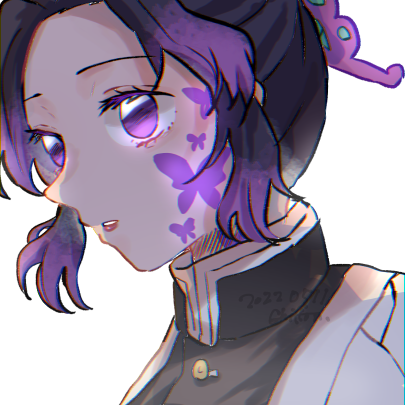 しのぶさんに痣が出たら シフォン イラスト Art Street アートストリート