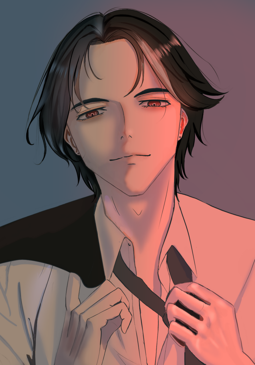 My Oc (練習) Illust of Mikar original oc practice handsome 光影 男生