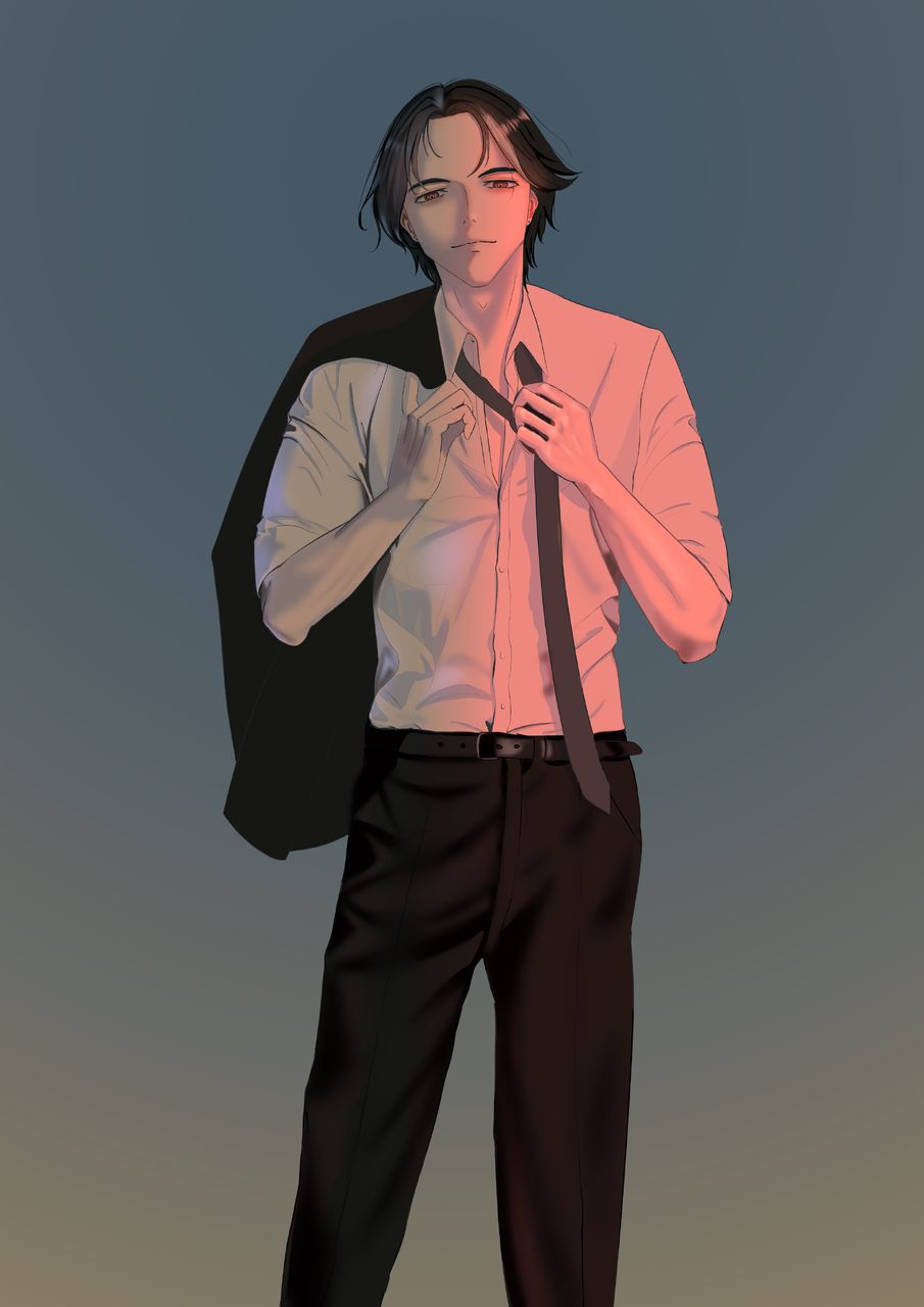 My Oc (練習) Illust of Mikar original oc practice handsome 光影 男生