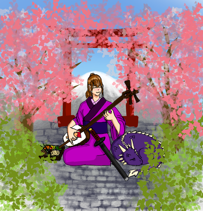 "Wa" japanese culture Tobi13 Illustrations ART street