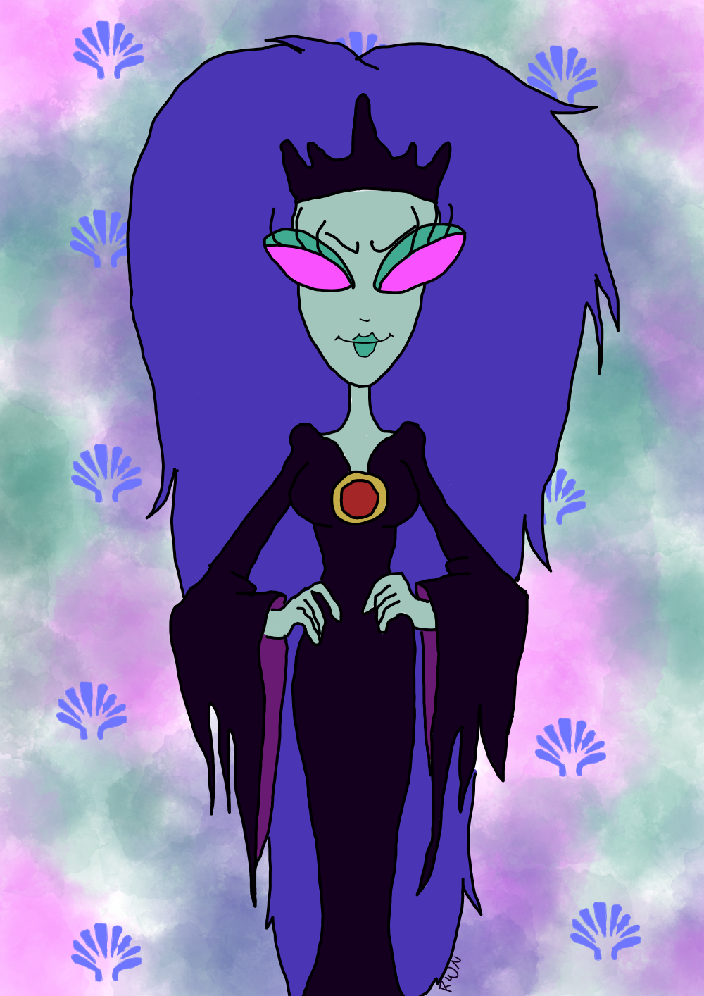Sea Witch from Courage the Cowardly Dog RoseWaterNymph 插图 ART street