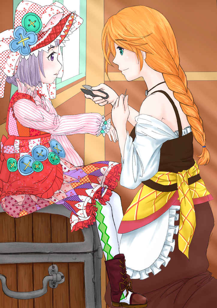 コッペリアちゃんを繕うコムギさん ニャンちゅう イラスト Art Street アートストリート