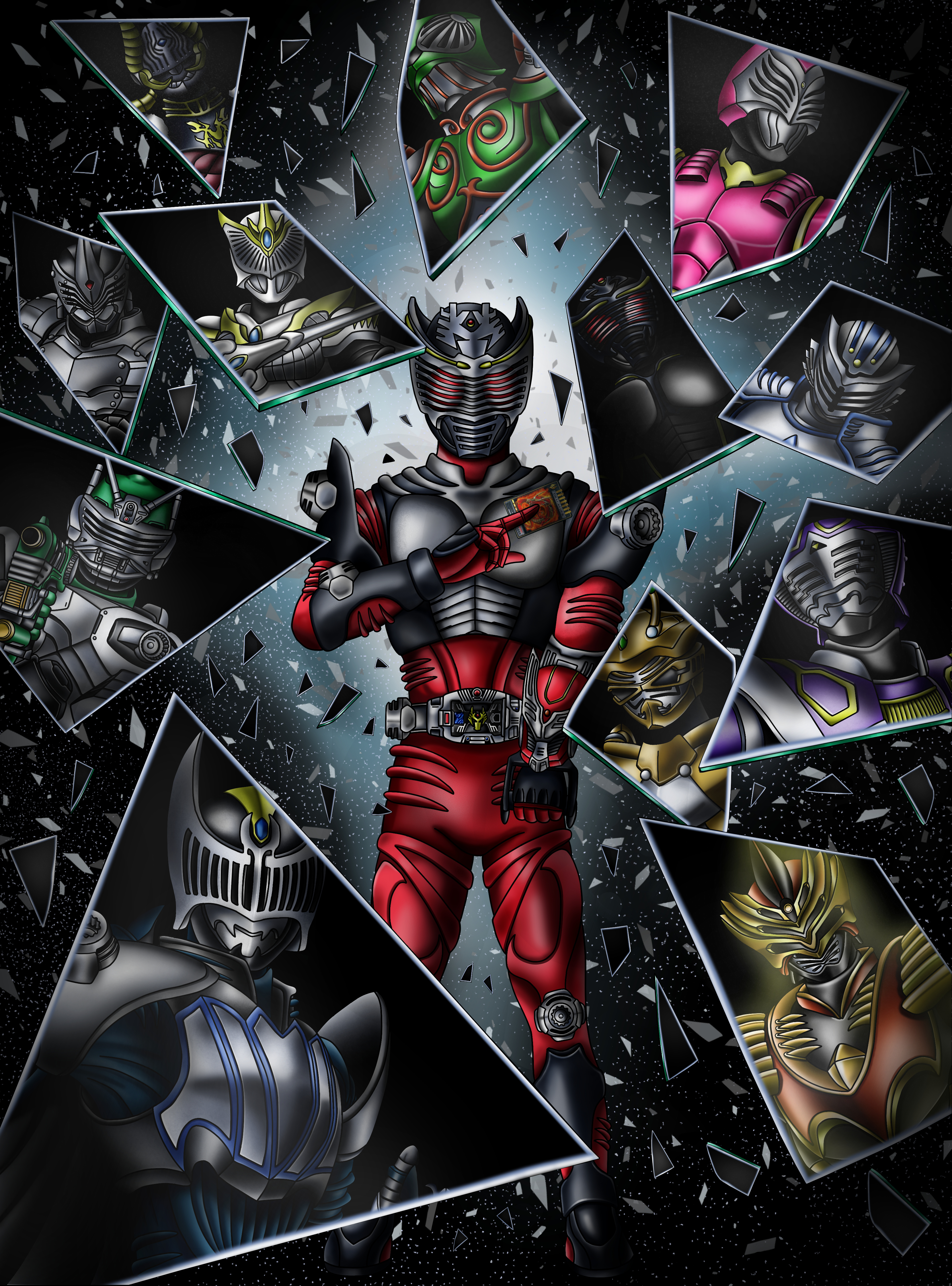 仮面ライダー龍騎＆５５５のポスター 仮面ライダー555 20th』本予告＆ポスター公開 デルタやライオ