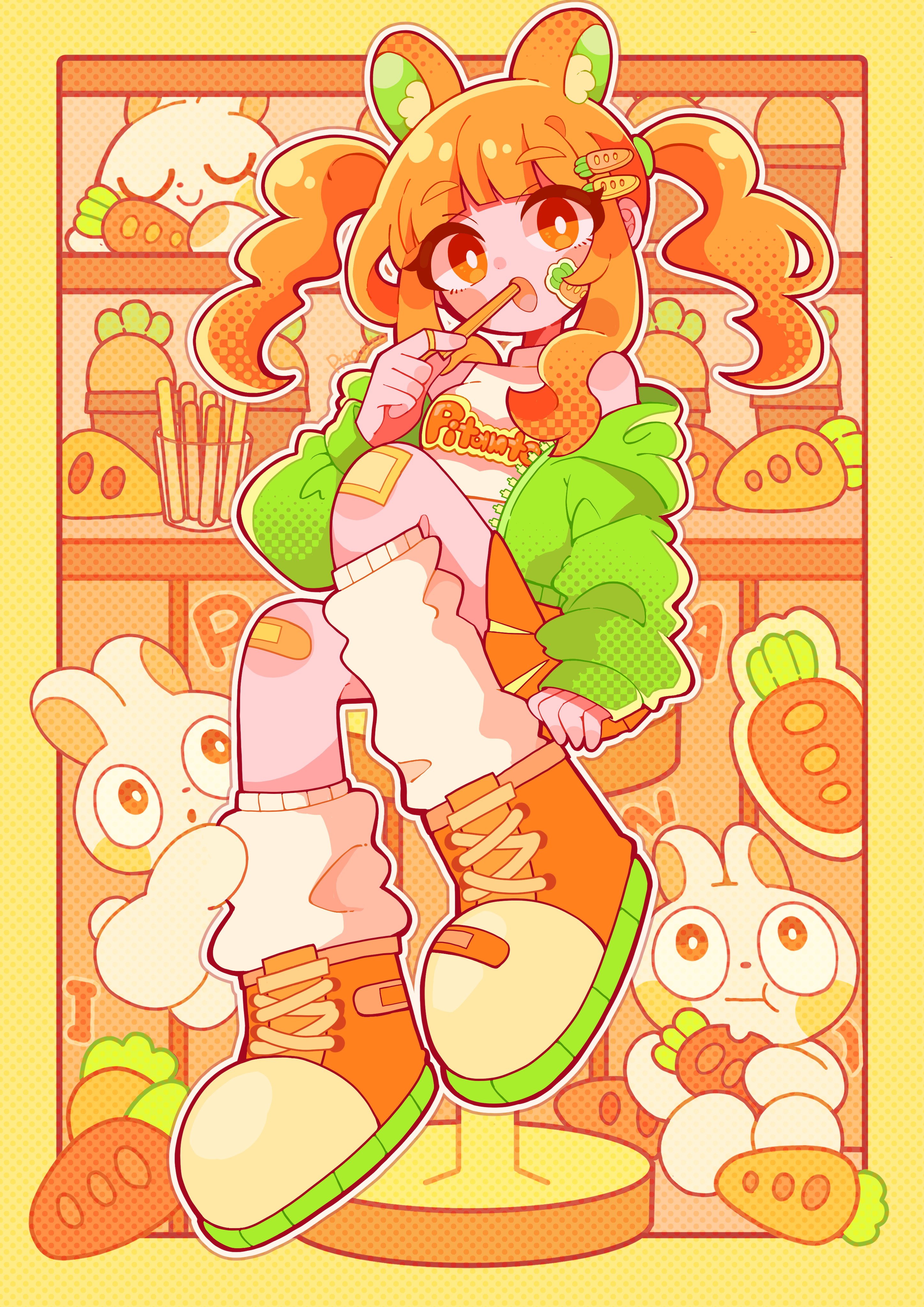 💛🥕💛 ぴたんと - Illustrations ART street