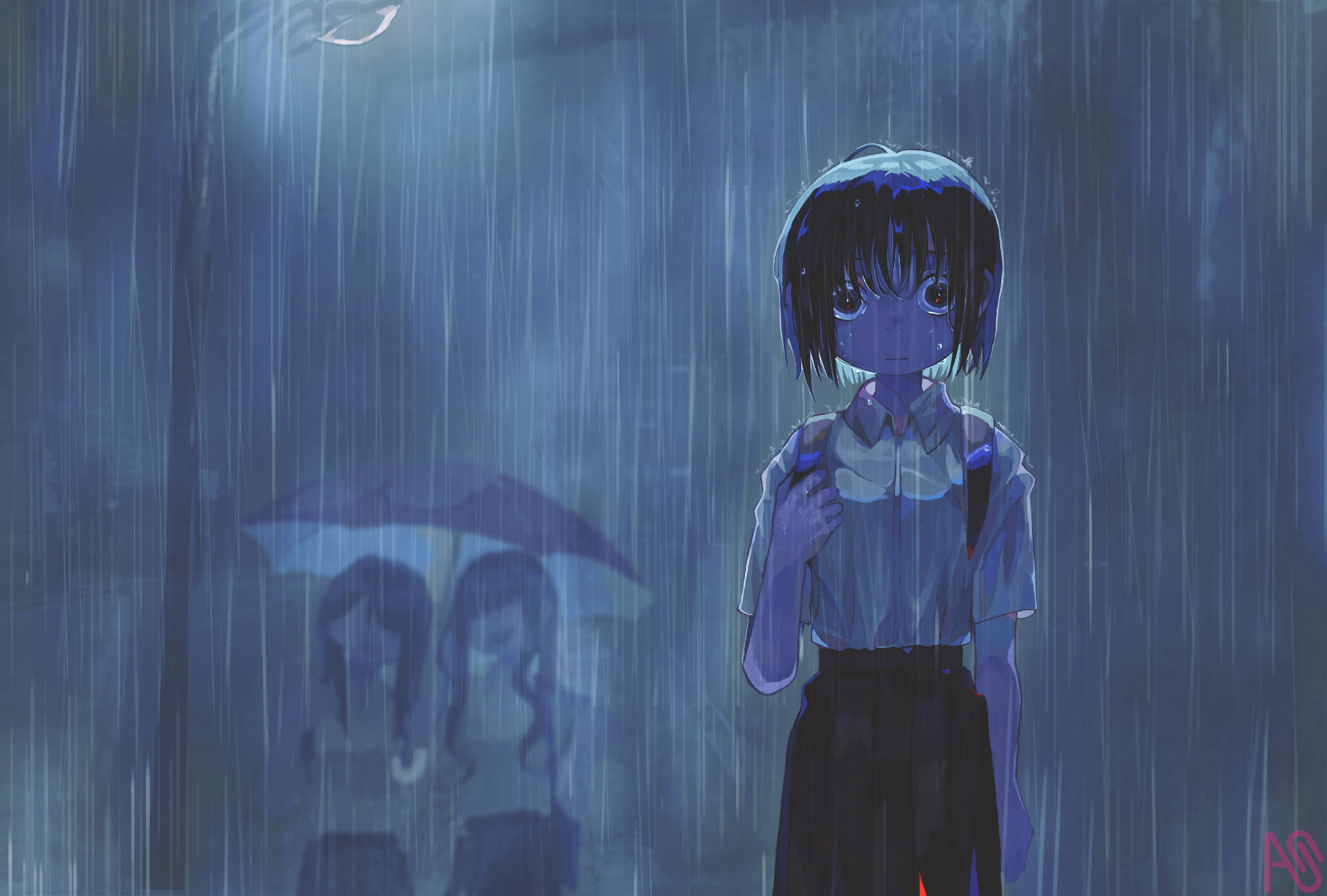 雨的談笑 沒鼻子真鯨 - Illustrations ART street