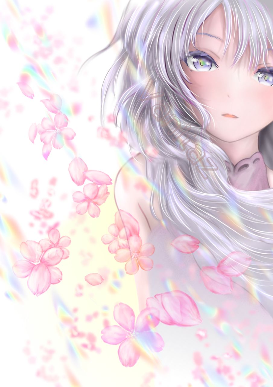 瑠璃花 A Illust of ｳﾞｧﾆﾀｽﾞ-Vanitaz girl 描いてみた illustration