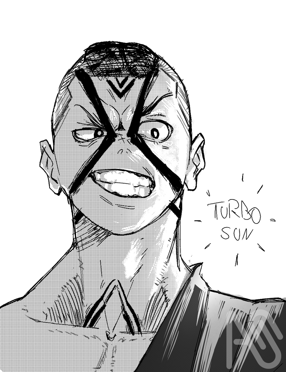Some portrait  Illust of Turbo_sun56 girl drawing illustration art manga oc medibang Human afro Turbo_sun56