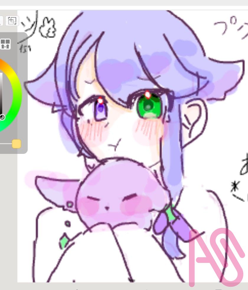 ぷくー(*｀ω´*) Illust of 冬華はる fox 代理 絵チャ