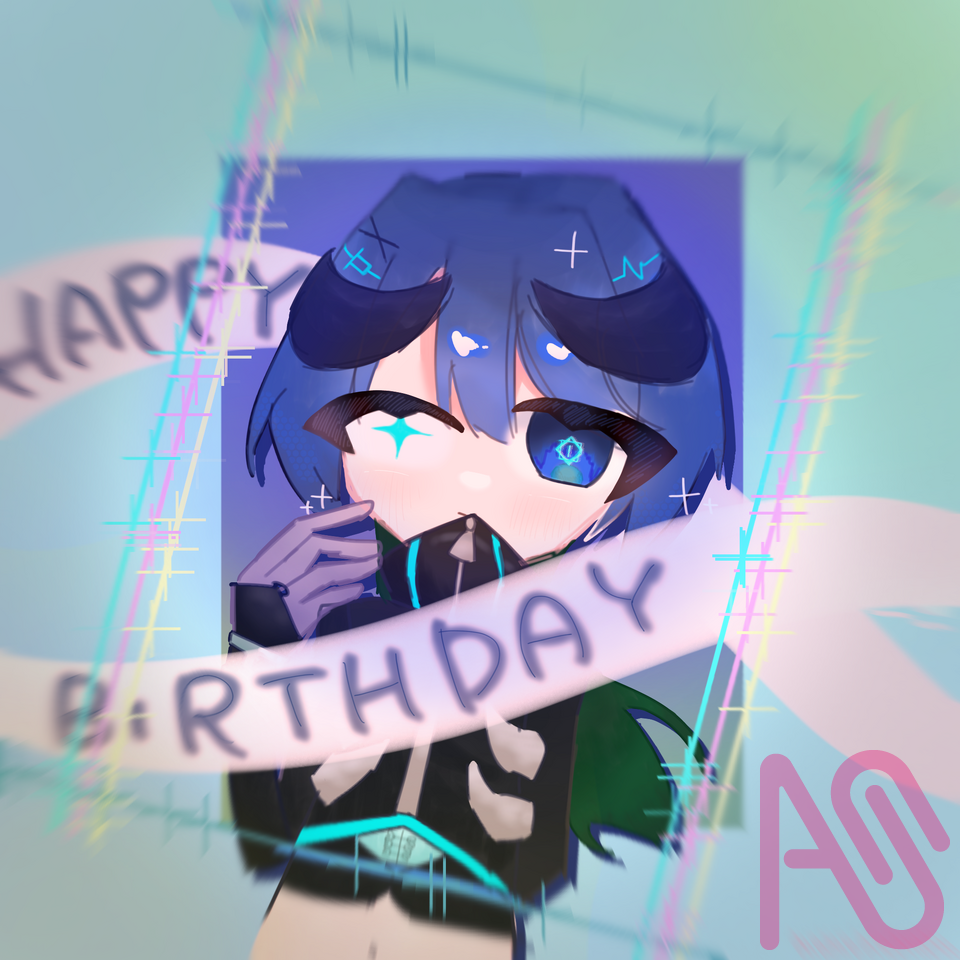 きなこちゃん！！！【大大大大大遅刻です😭】 Illust of 縁化桃 birthday 桃のお礼絵 蒼い実験体