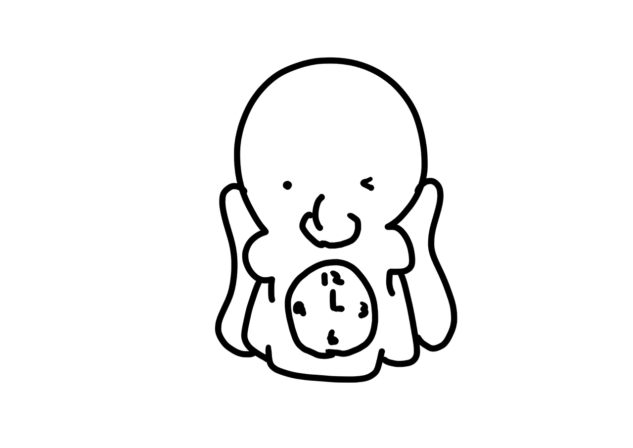 オッサン時計 豆大福 イラスト Art Street アートストリート