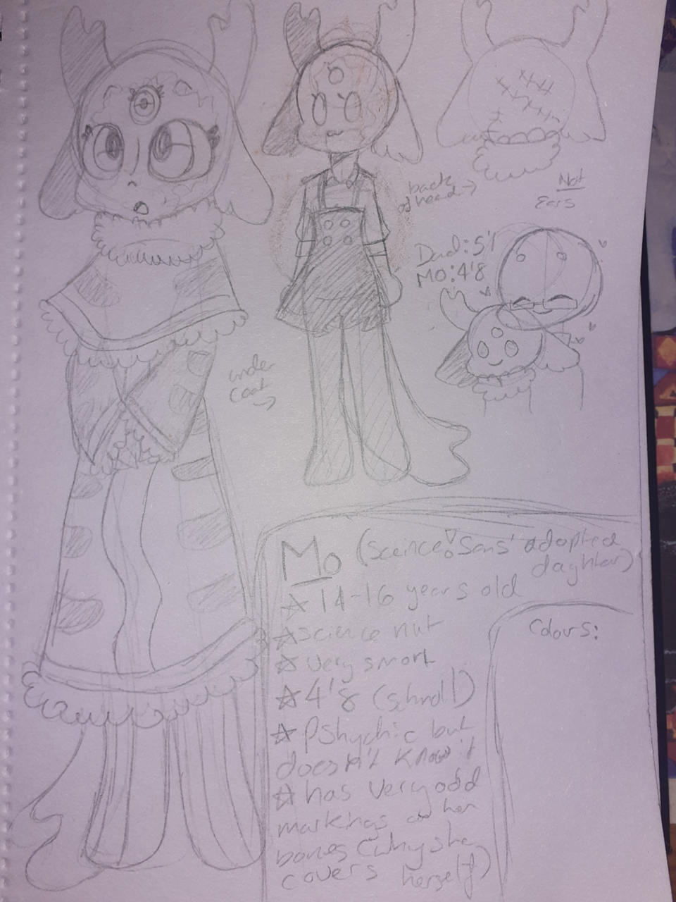 ~Wip~ Illust of BushBabyOrigins medibangpaint traditionalart reference traditional undertale WIP UndertaleAU ref referencesheet
