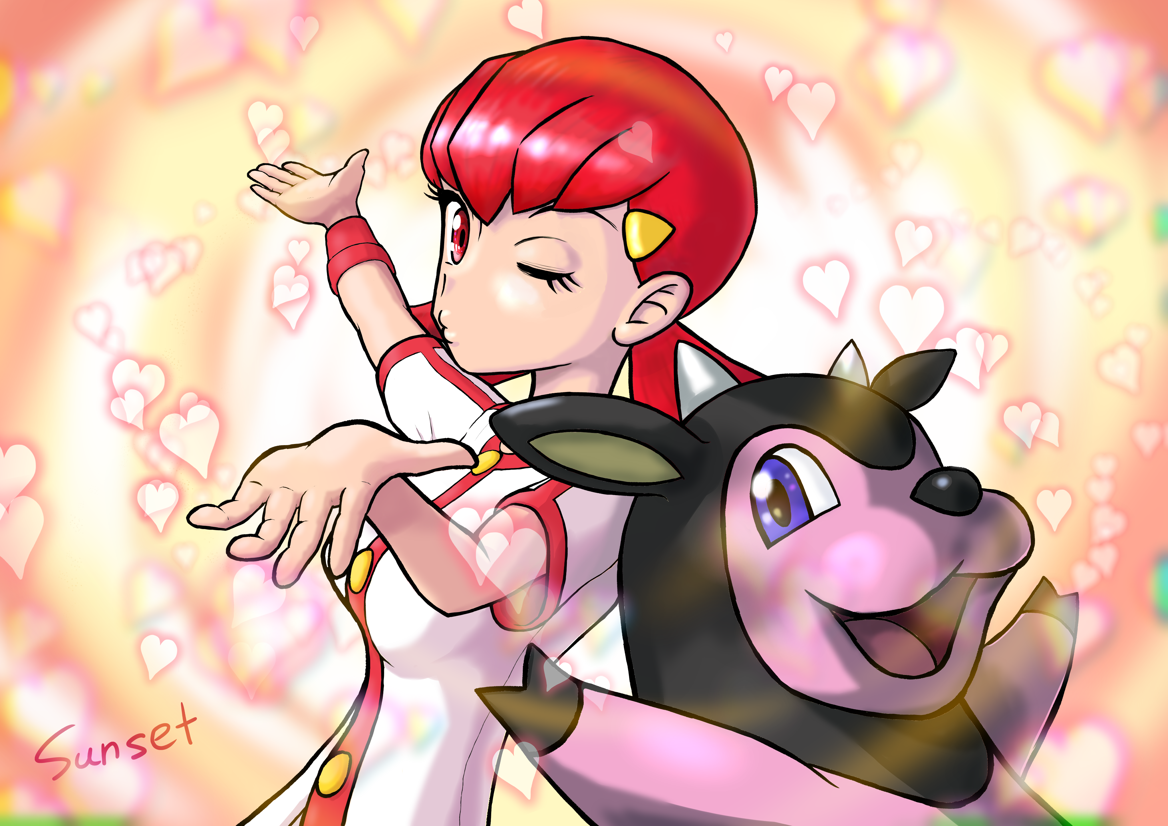 苦しめられたメロメロ攻撃 Sunset Illustrations Art Street