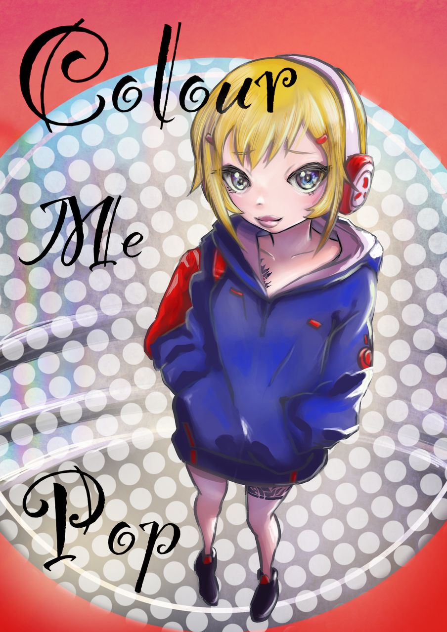 colour me pop Illust of ABTOP girl original oc procreate kawaii