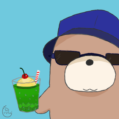 もぐらちゃんとメロンクリームソーダ もぐらちゃん Illustrations Art Street