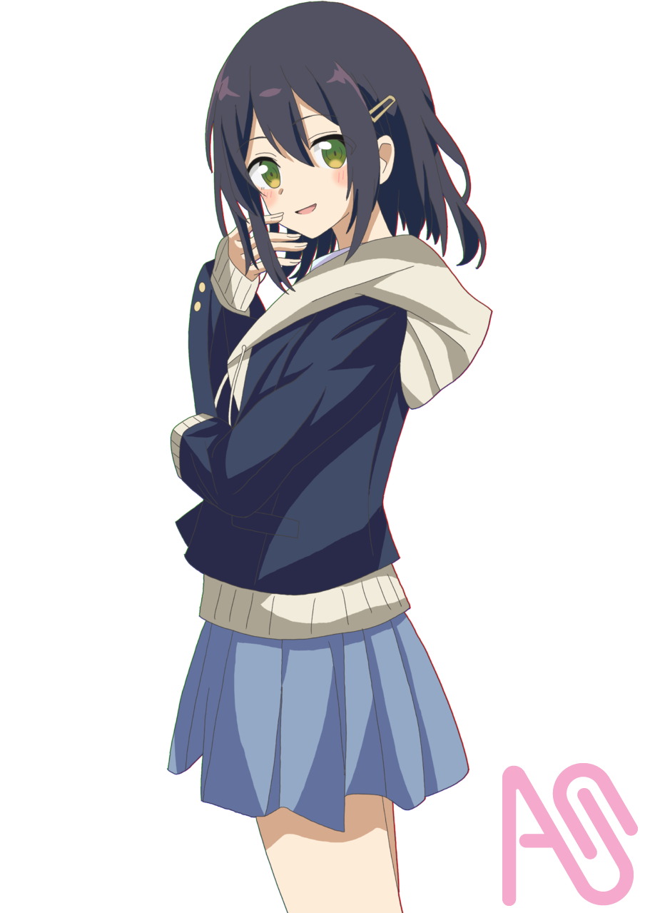 制服パーカーの女の子 イヌポス Illustrations Art Street