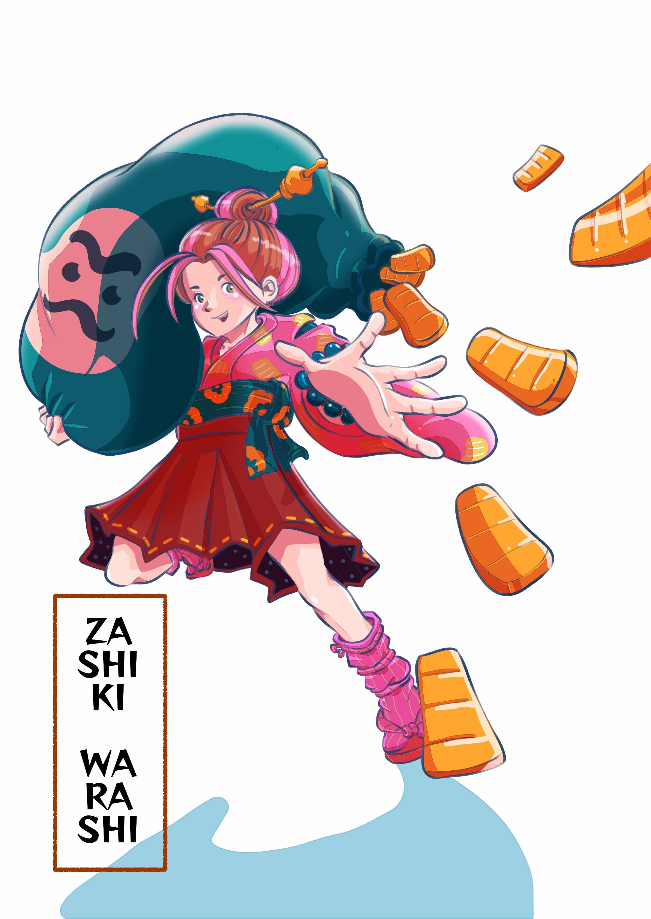 Zashiki Warashi Wutikai Illustrations ART street