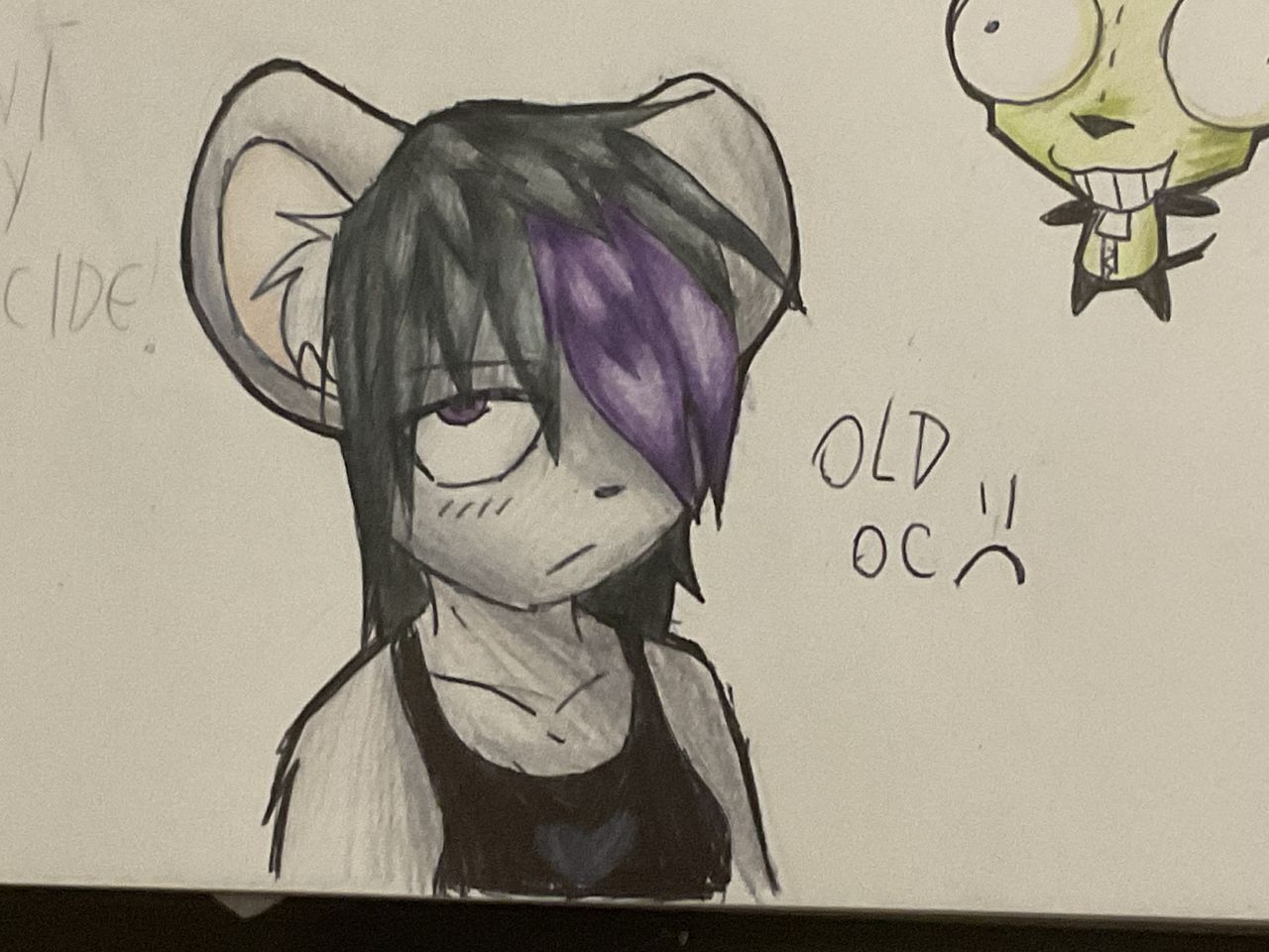 Art Illust of Rikki furry traditionalart Lavender furryoc Sigma furryartist AustralianKnots Pee_your_pants editthistagplz