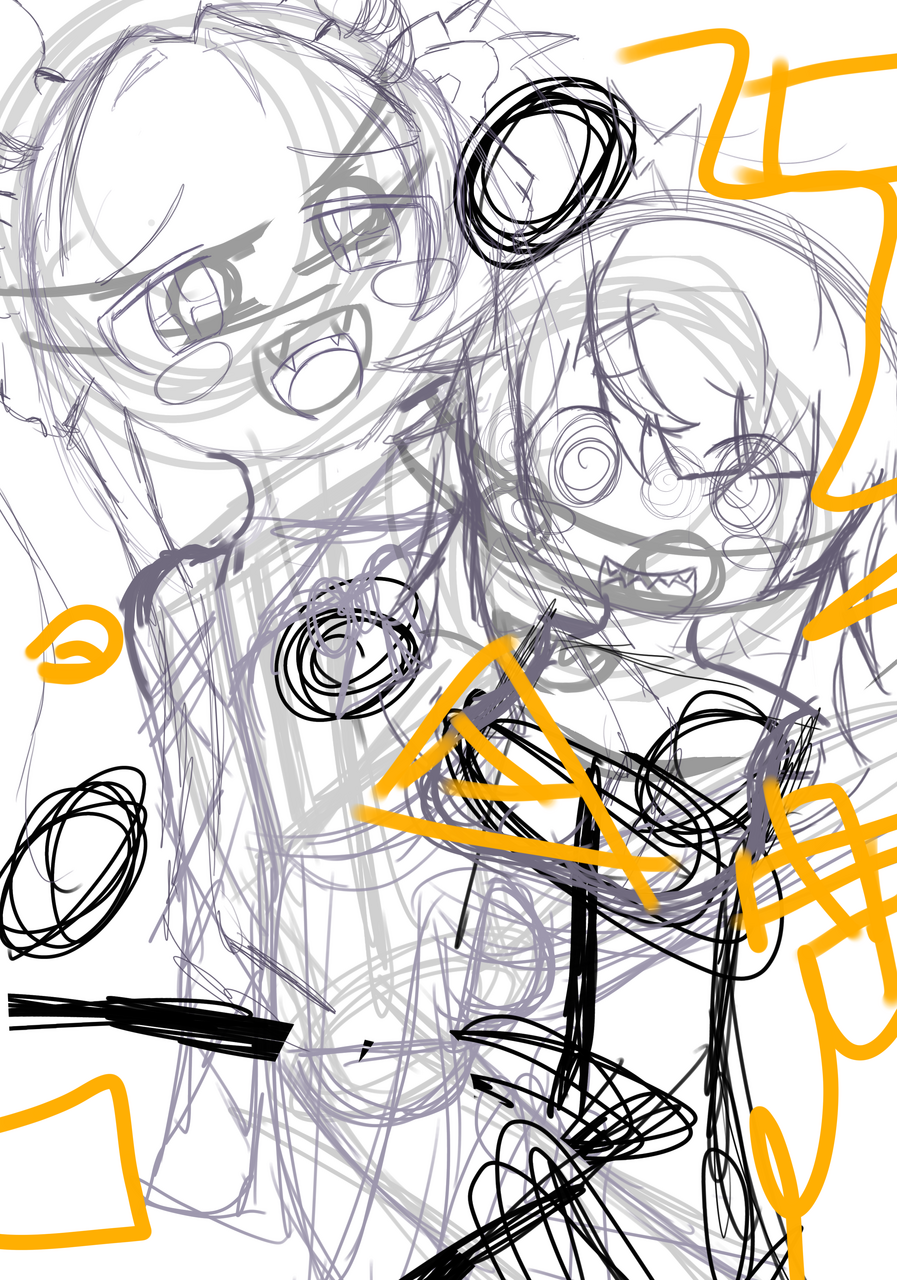 落書き Illust of かめさん🐢 fanfic girl illustration cute digital oc color