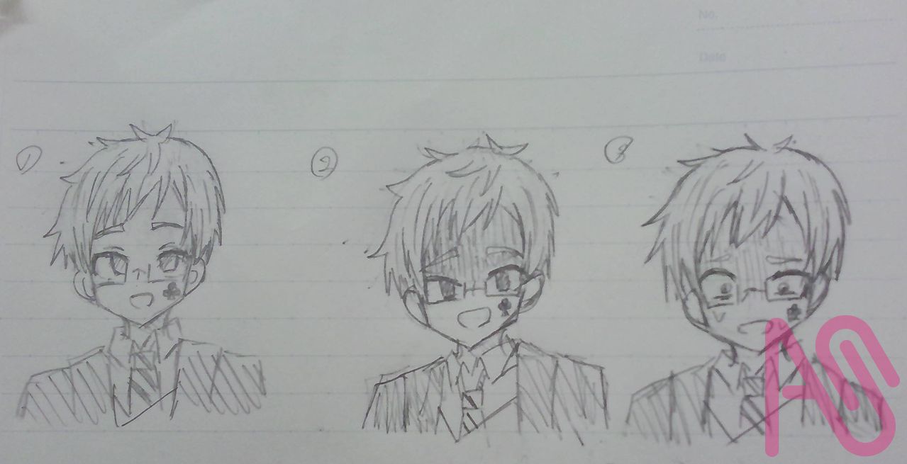 トレイ・クローバー Illust of 汰桜 表情練習 Twisted-Wonderland TreyClover ディズニーツイステッドワンダーランド ツイステイラスト AnalogDrawing