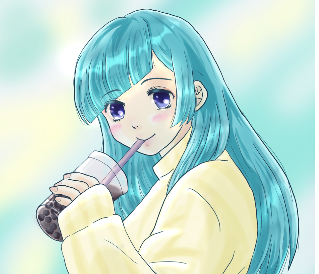 タピる三輪ちゃん ちょこ イラスト Art Street アートストリート