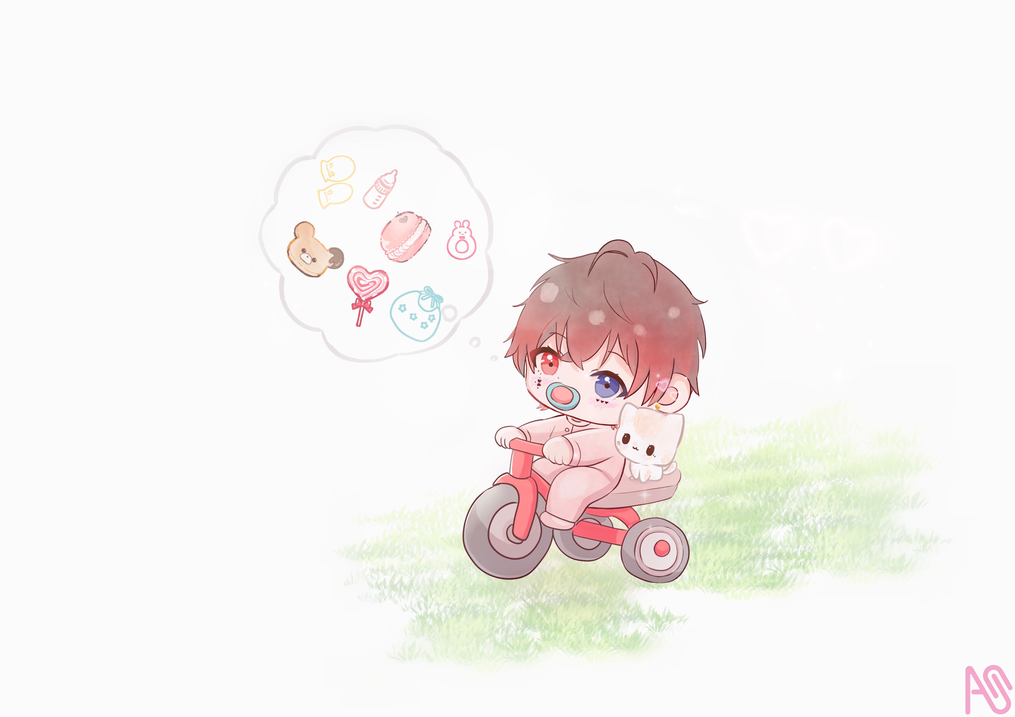 あっとくんもっちゃんとお散歩 あちこ - Illustrations ART street