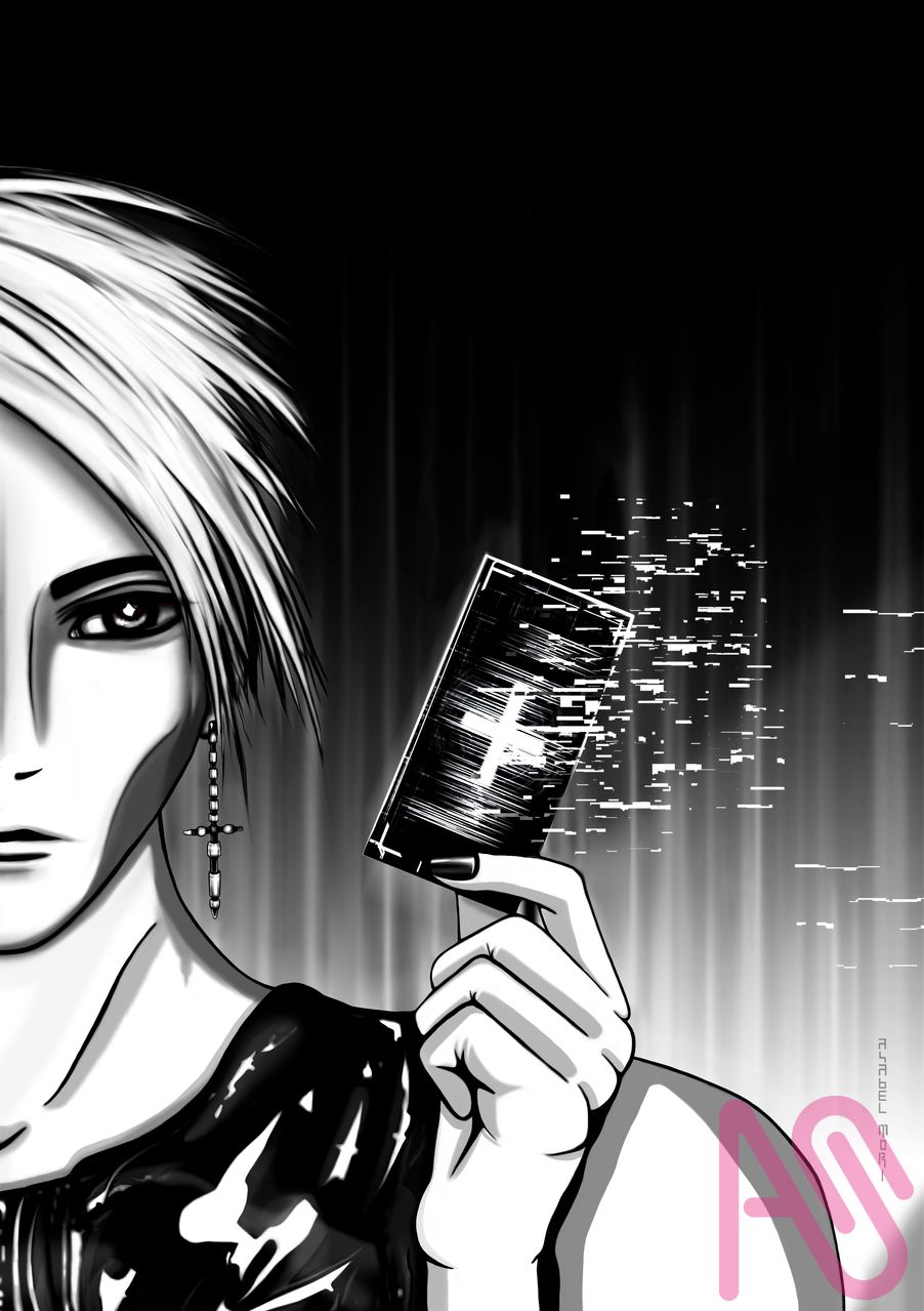 L04-1N Illust of asabelmori drawing art character digital portrait asabelmori