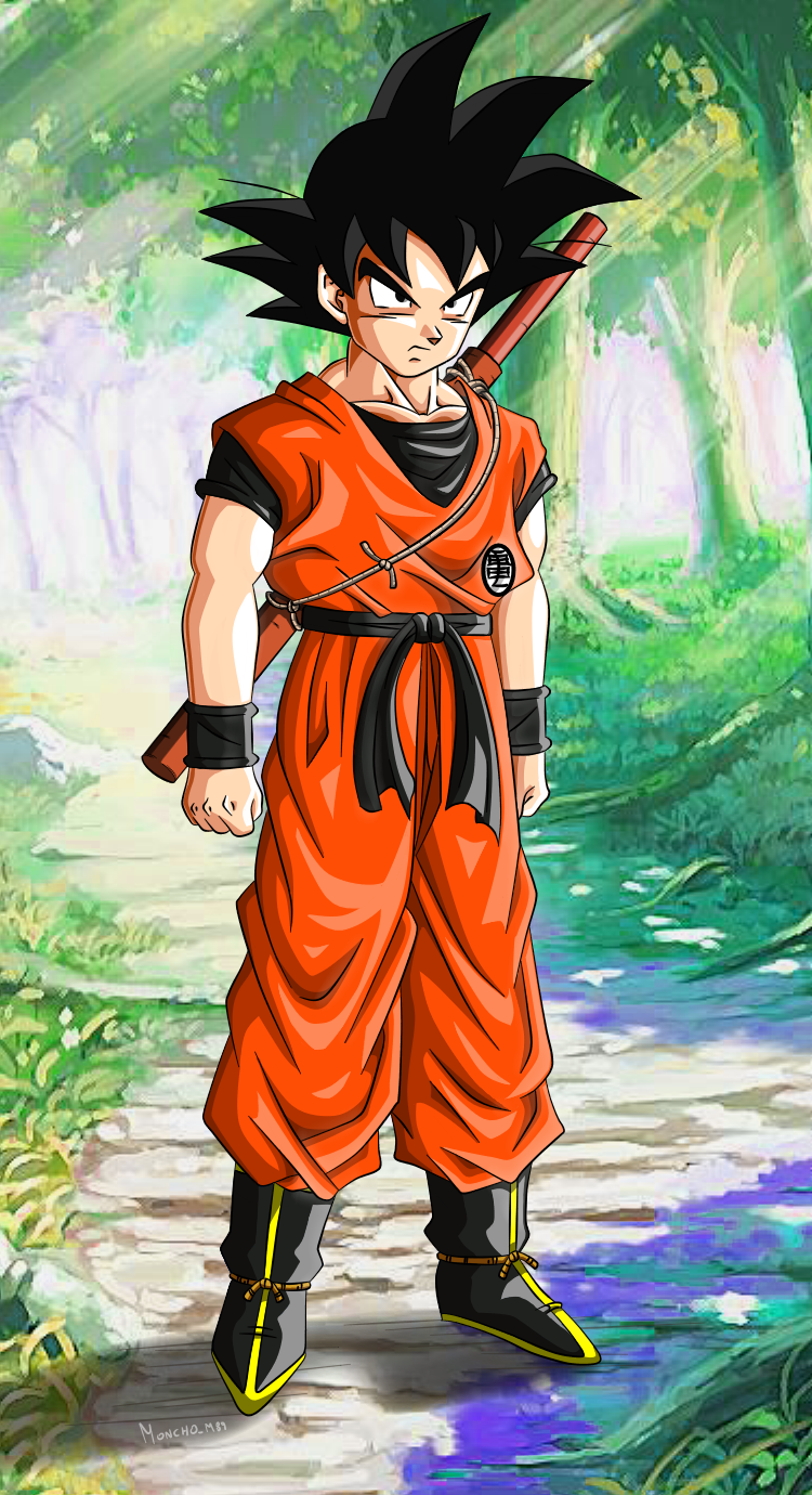 Teen Goku Moncho_m89 Illustrations ART street