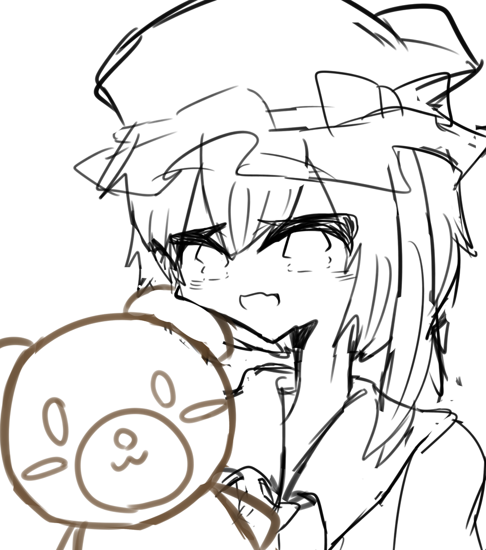 くまたんさんと下書き交換しました おみそ イラスト Art Street アートストリート