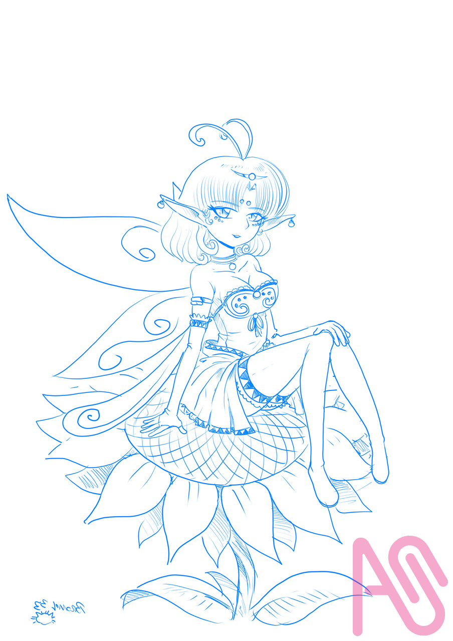 hada del bosque  Illust of poroniel-33 illustration original diseño criaturas proseso