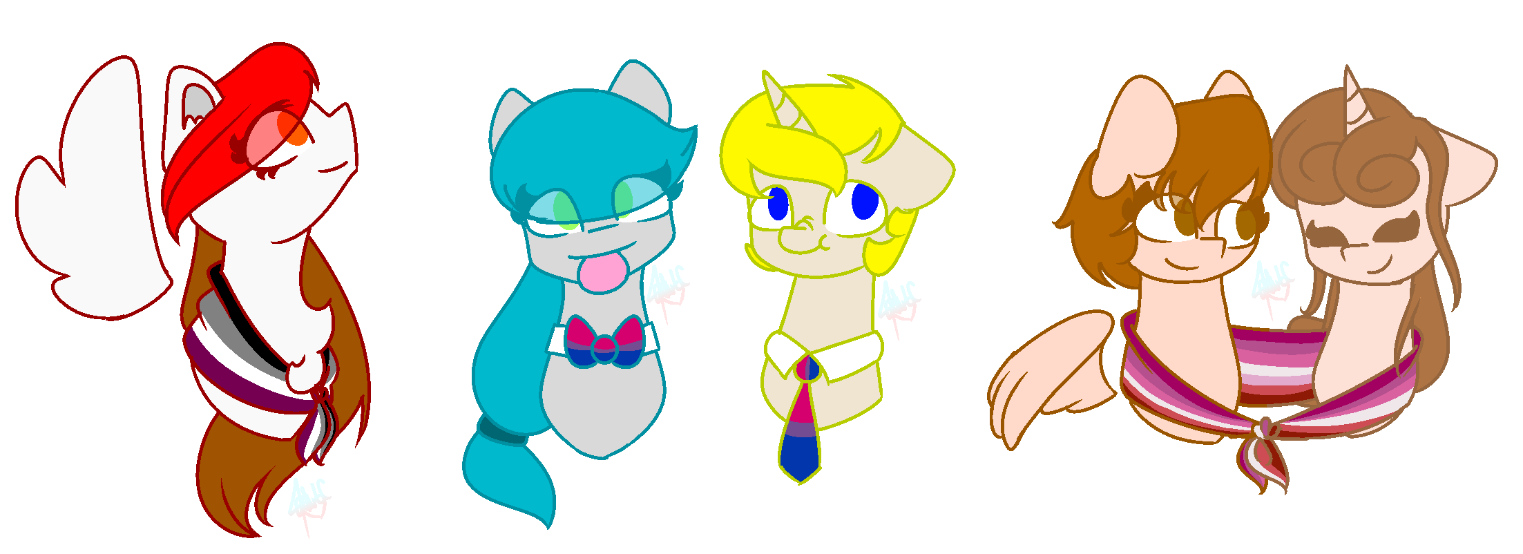 Lgbt Characters Lc イラスト Art Street アートストリート