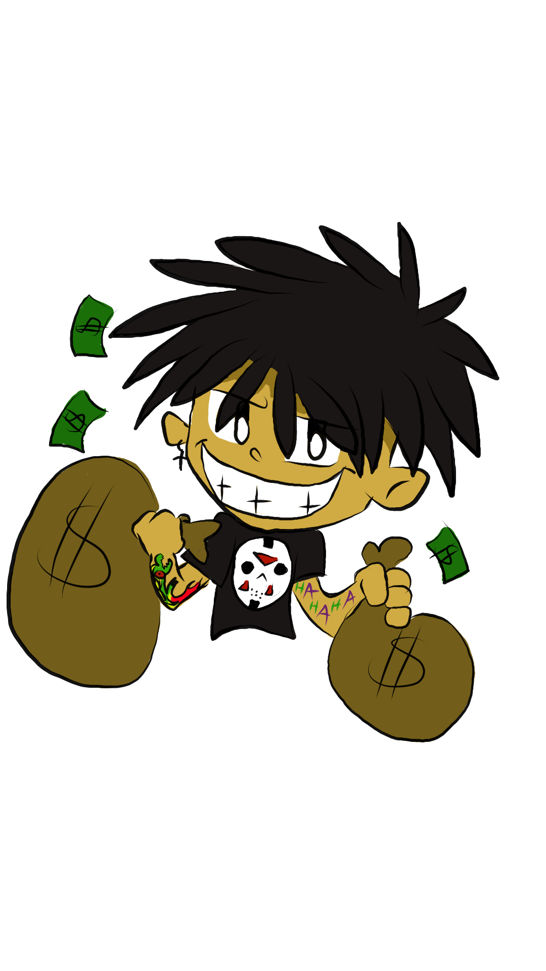 bag chaser PrincePhillips1978 Illustrations ART street