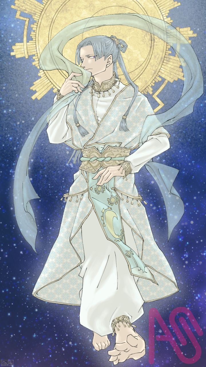 月の護人 Illust of しるびあ 一次創作 digital oc アイビスペイント 創作イラスト