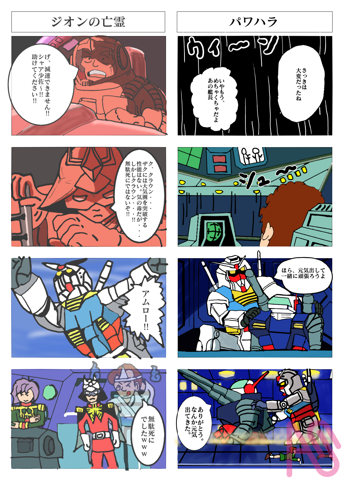ガンダム4コママンガ araki iroiko - Illustrations ART street