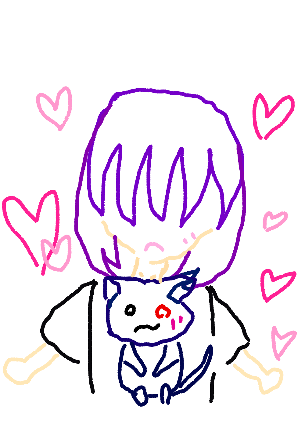 引きこもり少女と人形 病系女子 イラスト Art Street アートストリート