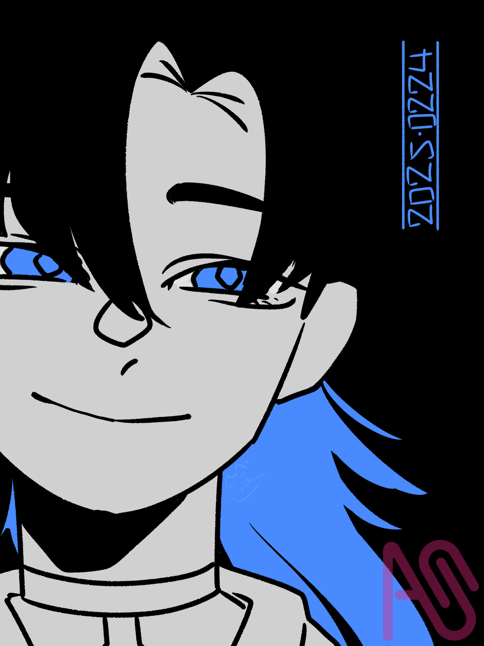 大頭貼2、 Illust of 嗷嗷嗚 painting doodle art original portrait illustrations 電繪 原創角色 委託 桓繞嗷星