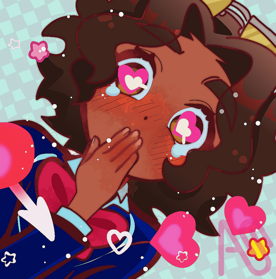 SPACE ROCKS !! Illust of Scribbles fanart art anime digital animeart Overwatch overwatchfanart Venture non-binary Juno