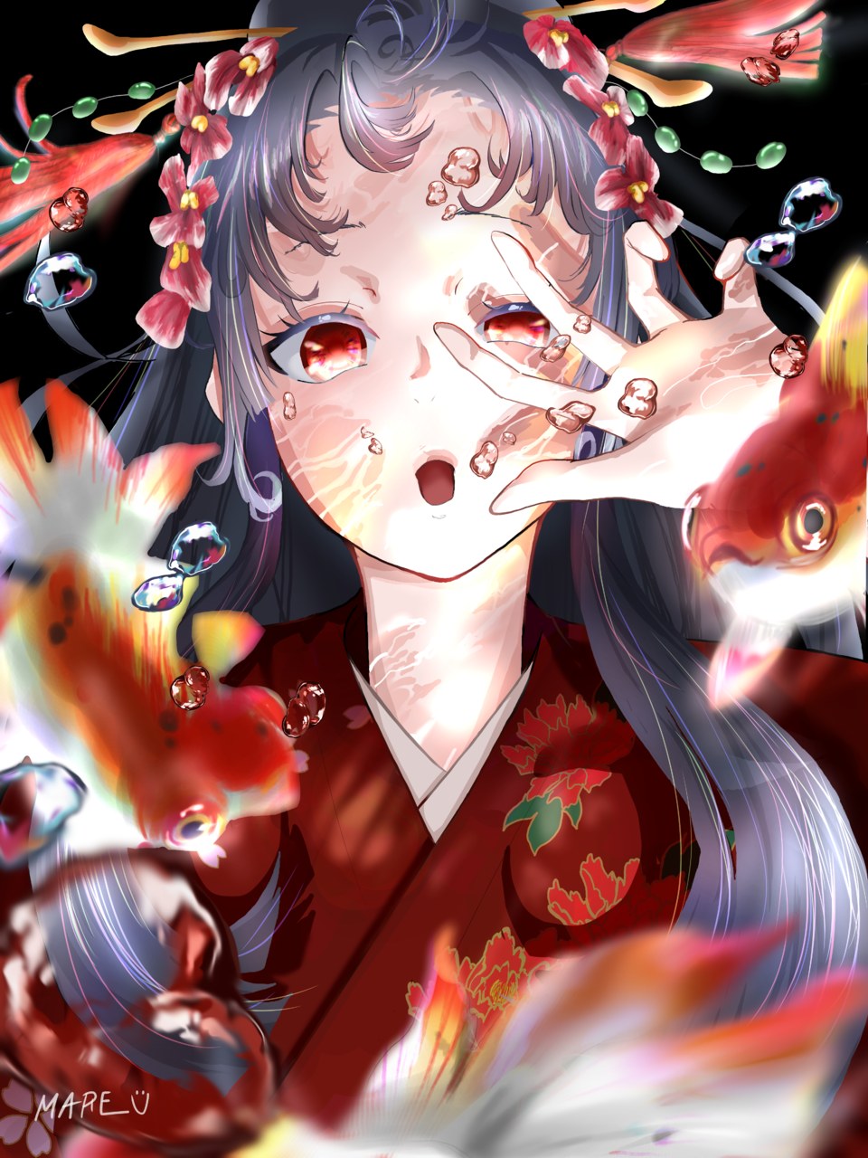 眩しい水槽の中へ まれ イラスト Art Street アートストリート 眩しい水槽の中へ まれ イラスト Art Street アートストリート